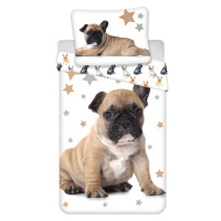 Jerry Fabrics Bavlněné povlečení 140x200 + 70x90 cm - Bulldog 02