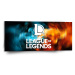 Sablio Obraz League of Legends Glow - 110x50 cm