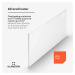 Klarstein Wonderwall Smart Bornholm, infračervený ohřívač,  120 x 60 cm, App, 770 W