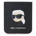 Karl Lagerfeld PU Saffiano Monogram Karl Head kryt Samsung Galaxy Z Flip 6 černý