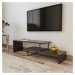 Kalune Design TV stolek OVIT 120 cm antracitový/černý