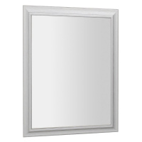 SAPHO AMBIENTE zrcadlo v dřevěném rámu 720x920, starobílá NL705