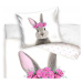 Bavlněné povlečení Homa BUNNY 140x200 cm Bavlněné povlečení Homa BUNNY 140x200 cm - 140x200 cm -