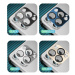 Ochranné sklíčko na oko fotoaparátu Coteetci Aluminium pro Apple iPhone 12 Pro Max 6.7, modrá