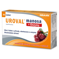 Uroval MANOSA + enzymy 30 tablet