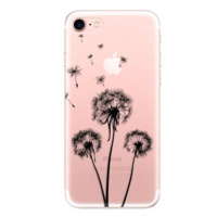 iSaprio Three Dandelions - black pro iPhone 7 / 8