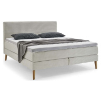 Béžová boxspring postel 180x200 cm Linea – Meise Möbel