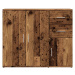 vidaXL Příborník old wood 91 x 29,5 x 75 cm kompozitní dřevo