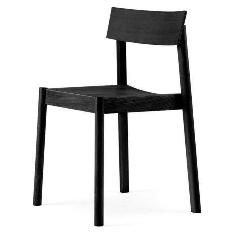 Černá jídelní židle z dubového dřeva EMKO Citizen Rectangle