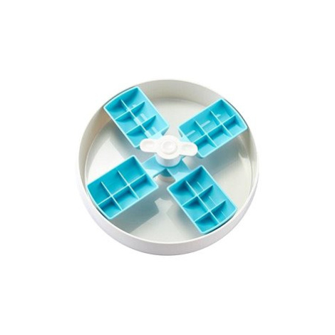 PetDreamHouse Spin Windmill, Interaktivní miska proti hltání, modrá