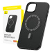 Baseus Magnetické pouzdro pro iPhone 15 Plus Baseus Fauxther Series (černé)