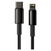 Baseus Tungsten Gold kabel USB-C/Lightning (PD) 20W 2m černý