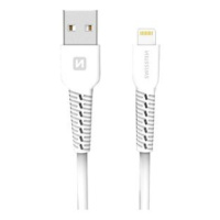 Swissten datový kabel lightning 1m bílý