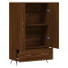 vidaXL Skříň highboard hnědý dub 69,5 x 31 x 115 cm kompozitní dřevo