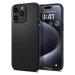 Kryt Spigen Liquid Air, matte black - iPhone 15 Pro (ACS06704)