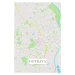 Mapa Ostrava color, 26.7x40 cm