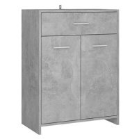 Shumee Koupelnová skříňka - betonově šedá, 60 × 33 × 80 cm, dřevotříska