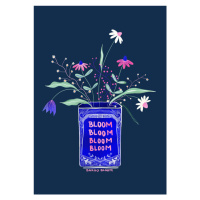 Ilustrace Tin Can Flower Illustration, Baroo Bloom, 30 × 40 cm