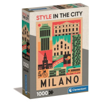 Puzzle Compact Box - Style in the City Milano, 1000 ks