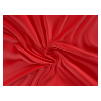 Kvalitex satén prostěradlo Luxury Collection červené 100x200