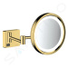 Hansgrohe 41790990 - Kosmetické nástěnné zrcátko s LED osvětlením, leštěný vzhled zlata