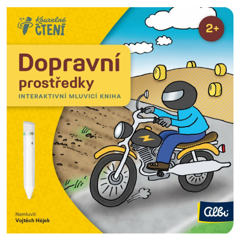 Minikniha pro nejmenší - Dopravní prostředky - Kouzelné čtení Albi