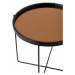 Odkládací kulatý kovový stolek Cofee - Ø50*53cm