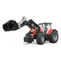 Bruder 3047 Traktor MASSEY FERGUSON + čelní nakladač