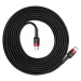 Baseus Cafule kabel USB-C PD 2.0 60W (20V/3A) 1m červený/černý