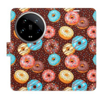 iSaprio Flip pouzdro Donuts Pattern pro Xiaomi 14 Ultra