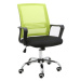 TEMPO KONDELA Kancelářská židle APOLO zeleno-černá