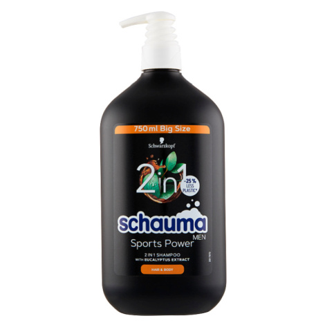 Schauma Men Sports Power 2v1 šampon 750ml