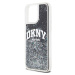 DKNY Liquid Glitter Arch Logo kryt iPhone 14 Pro Max černý