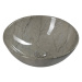 Sapho DALMA keramické umyvadlo na desku, Ø 42 cm, grigio