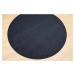 Vopi koberce Kusový koberec Quick step antracit kruh - 100x100 (průměr) kruh cm