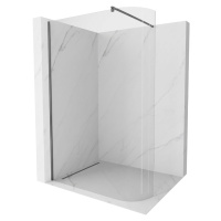 MEXEN/S Kioto Sprchová zástěna WALK-IN Walk-in 100 x 200 cm, transparent 8 mm, grafit metal 800-