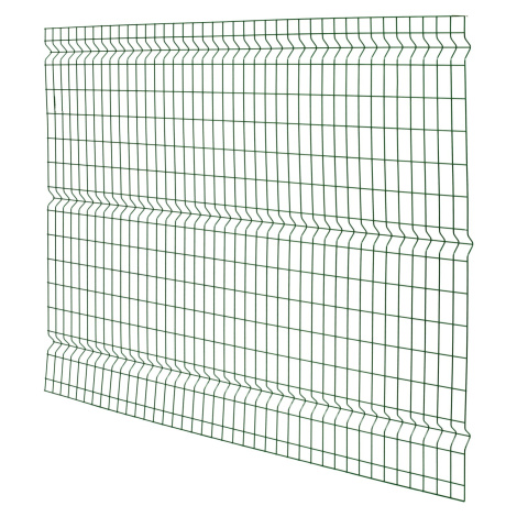 Jednoduché svařované 3D plotové pletivo zelená 150 x 200 cm