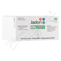 Jadon OIL CAPS konop.olej 15mg CBD+vit.B12 cps.90