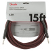 Fender Professional Series 15 Instrument Cable Red Tweed