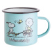 PEANUTS Hrnek smaltovaný "Friendship" 380 ml - modrá