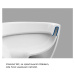 Mereo WC závěsné kapotované, RIMLESS, 490x370x360, keramické, vč. sedátka CSS123 VSD82S