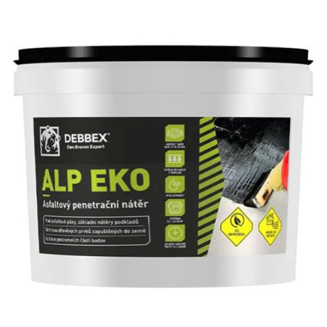 Asfaltový penetrační nátěr DEBBEX ALP-EKO černý 10kg