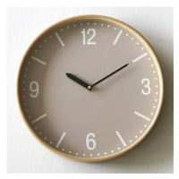 Nástěnné hodiny dřevěné, průměr 32 cm