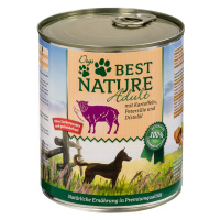 Best Nature Dog Adult 6 × 800 g - jehněčí, brambory & petržel