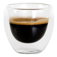 Skleněný hrnek Espresso TORO dvojité borosilikátové sklo 100 ml