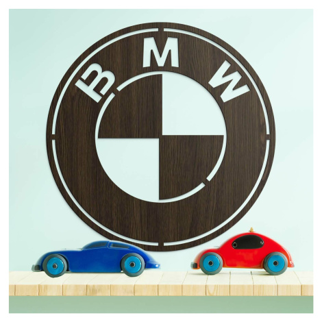 Dřevěné logo značky auta - BMW DUBLEZ