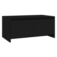 SHUMEE Konferenční stolek černý 90 × 50 × 41,5 cm dřevotříska, 809819