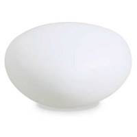 Venkovní stojací lampa Ideal Lux Sasso PT1 D30 White 161761 E27 1x40W 33cm bílá