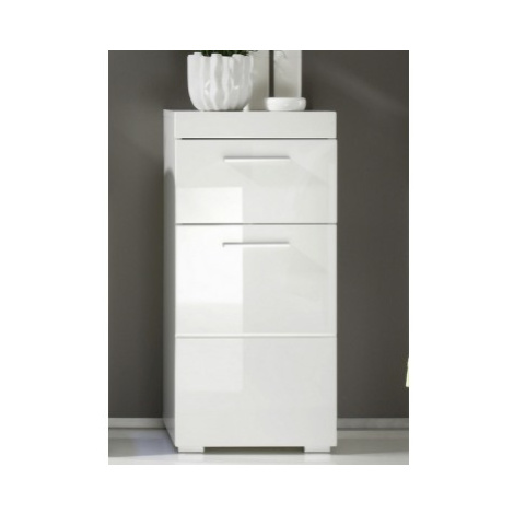 Koupelnová stojací skříňka Amanda 802, lesklá bílá Asko