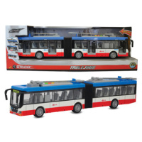 CITY SERVICE CAR - Trolejbus kloubový červeno-modrý 1:16